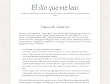 Tablet Screenshot of eldiaquemeleas.com